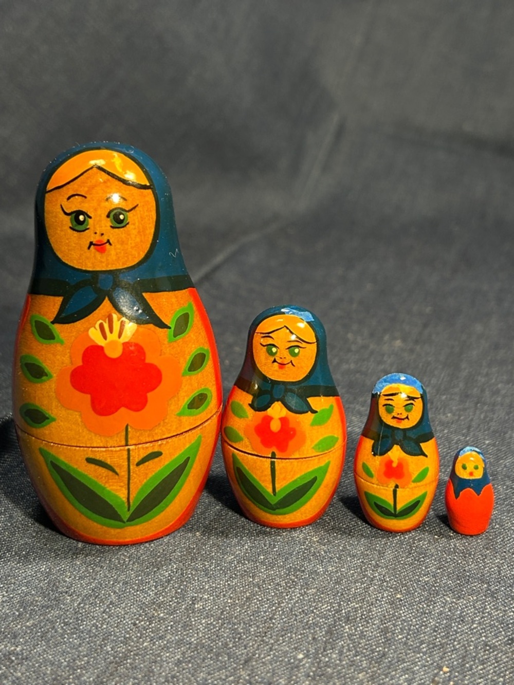 Nesting dolls vintage handmade